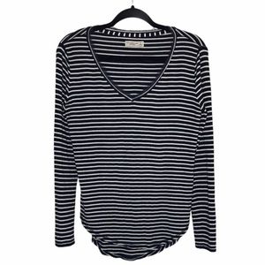 Like-New A&F Long Sleeved Striped Top, Size M